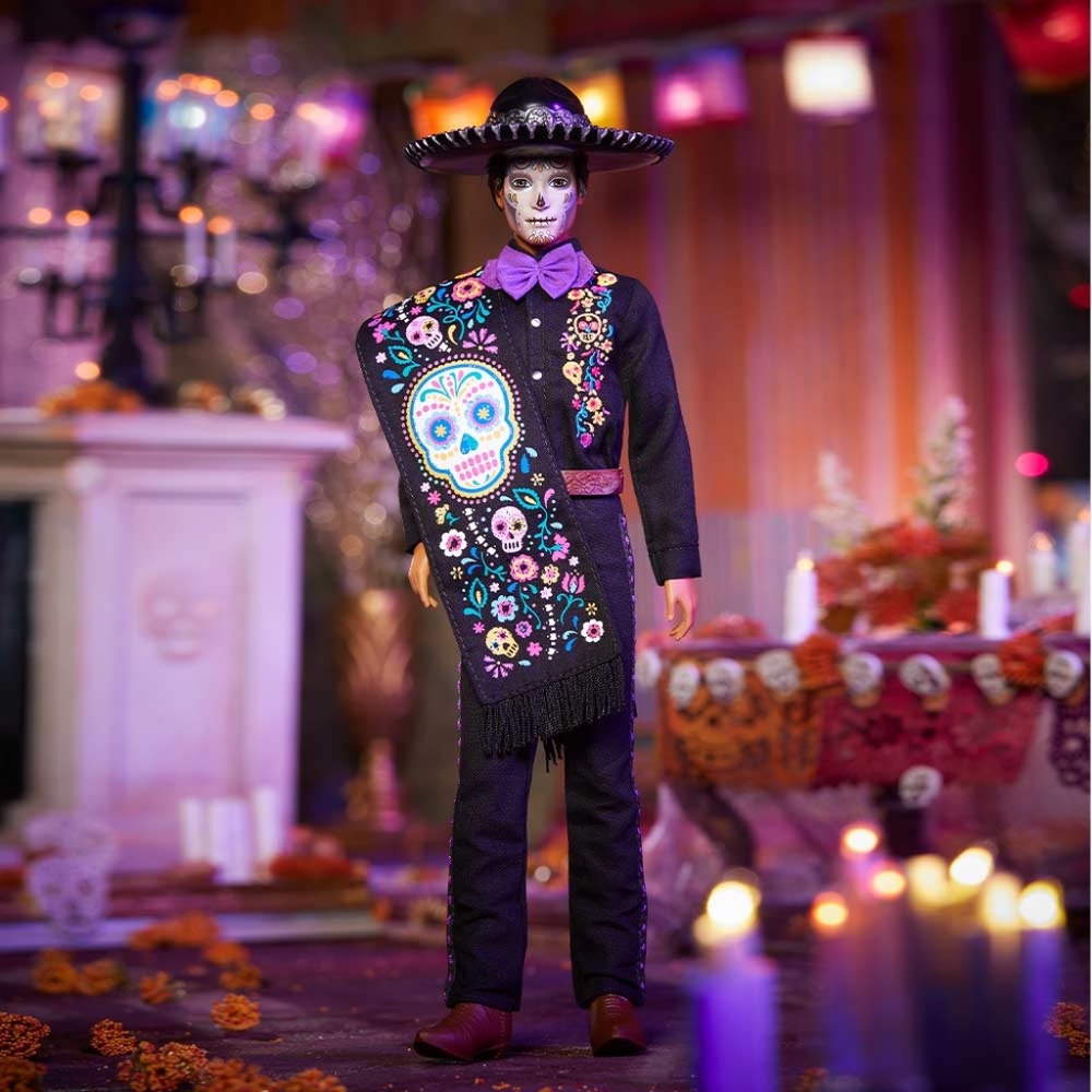 2021 Barbie Dia De Los Muertos 1st Ken Doll by Javier Meabe Mattel Collection